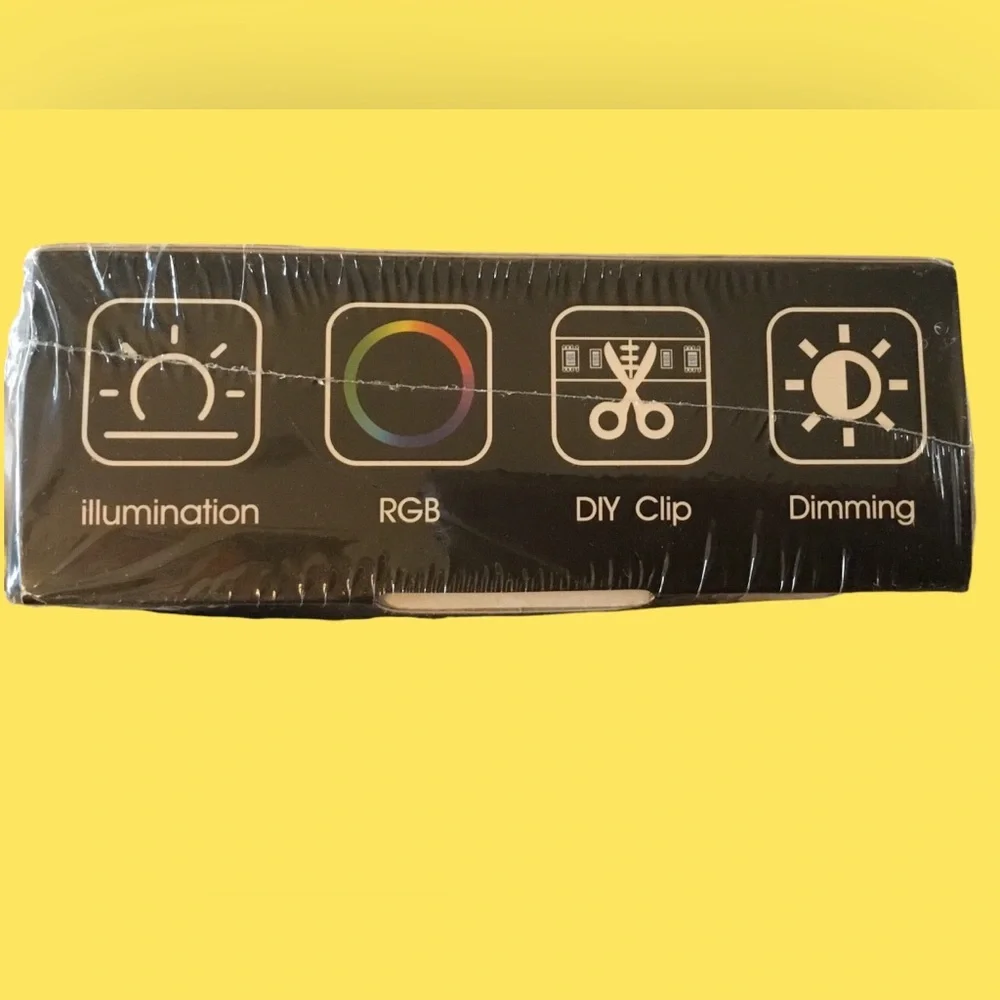RGB LED Strip Light for Home & Parties. Use as single color or color changing.
